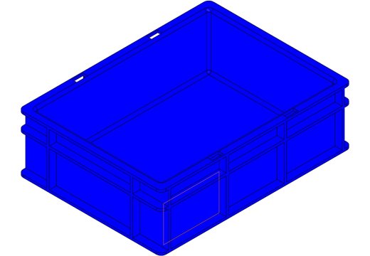 工业存储板条箱(400 x 300 x 120mm)缩略图